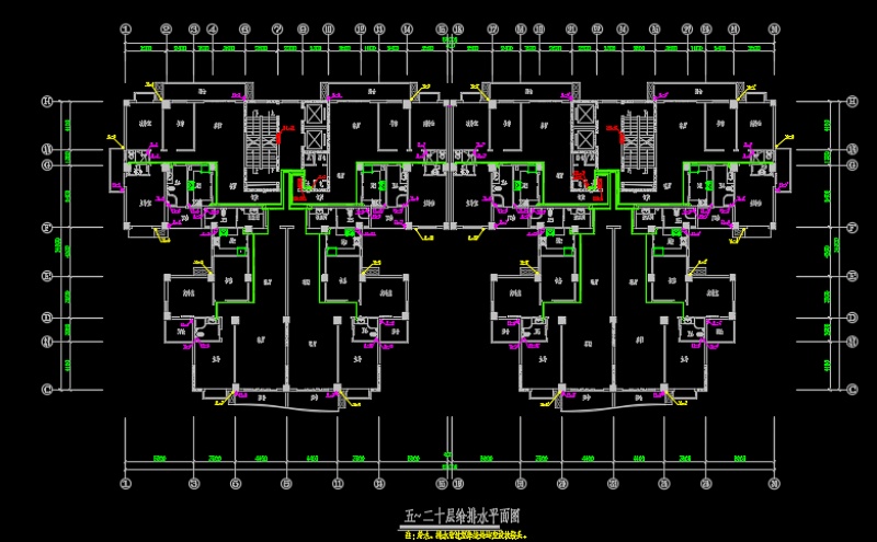 江西某20层商住<a href=https://www.yitu.cn/su/8159.html target=_blank class=infotextkey>楼</a>给排<a href=https://www.yitu.cn/su/5628.html target=_blank class=infotextkey>水</a>施工<a href=https://www.yitu.cn/su/7937.html target=_blank class=infotextkey>图纸</a>