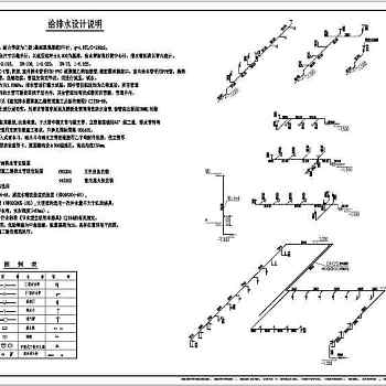 某地公共厕所给排水设计CAD图纸（含设计说明）