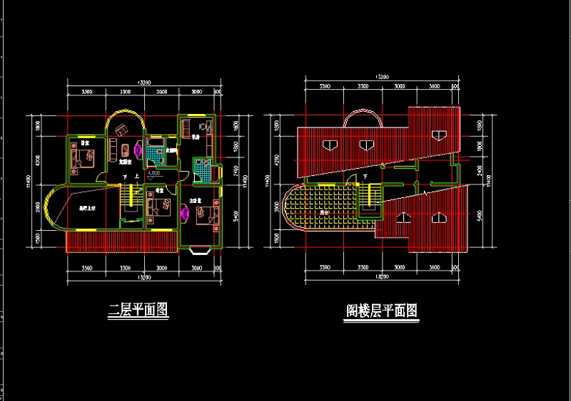 11套别墅<a href=https://www.yitu.cn/su/7212.html target=_blank class=infotextkey>户型</a>CAD平立面<a href=https://www.yitu.cn/su/7590.html target=_blank class=infotextkey>设计</a>方案图