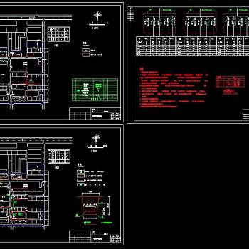 某住宅小区电力规划设计CAD施工图纸