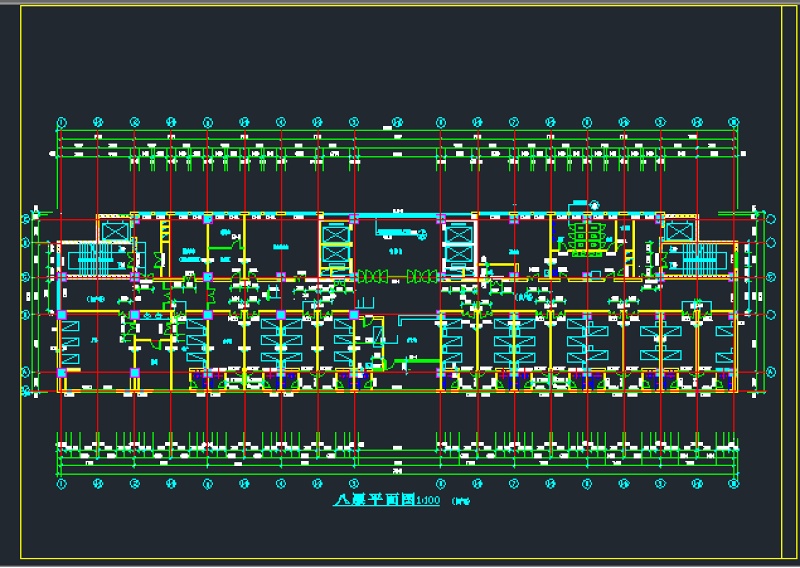 某市十六层<a href=https://www.yitu.cn/sketchup/yiyuan/index.html target=_blank class=infotextkey><a href=https://www.yitu.cn/su/7276.html target=_blank class=infotextkey>医院</a></a>建筑施工<a href=https://www.yitu.cn/su/7590.html target=_blank class=infotextkey>设计</a><a href=https://www.yitu.cn/su/7937.html target=_blank class=infotextkey>图纸</a>（含说明）