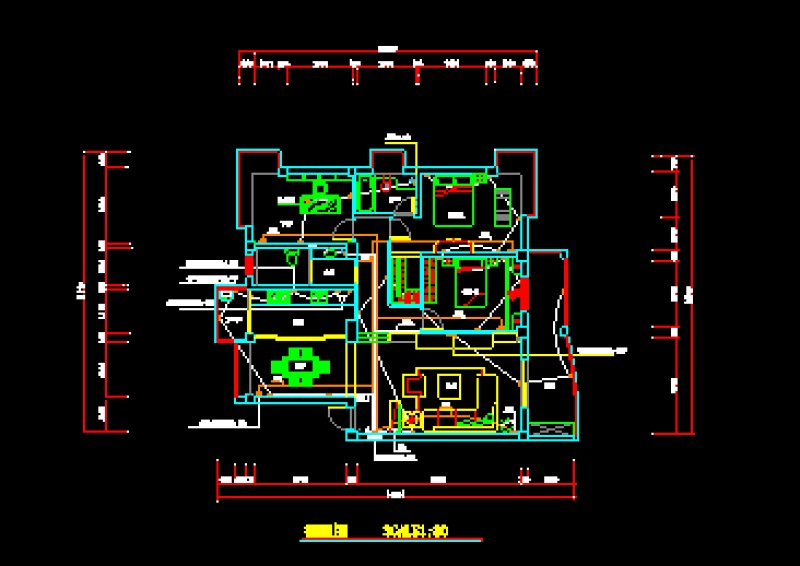 某家装电路cad<a href=https://www.yitu.cn/su/7590.html target=_blank class=infotextkey>设计</a>施工方案<a href=https://www.yitu.cn/su/7937.html target=_blank class=infotextkey>图纸</a>