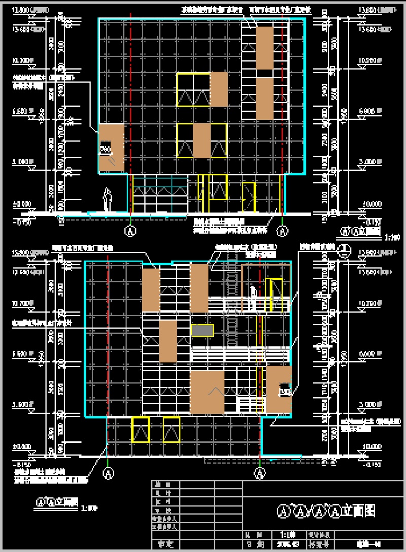 某高档别墅全套CAD建筑施工<a href=https://www.yitu.cn/su/7590.html target=_blank class=infotextkey>设计</a>图带效果图