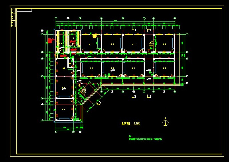 某<a href=https://www.yitu.cn/su/7872.html target=_blank class=infotextkey>地</a>区某多层教学<a href=https://www.yitu.cn/su/8159.html target=_blank class=infotextkey>楼</a><a href=https://www.yitu.cn/su/7590.html target=_blank class=infotextkey>设计</a>cad建施图