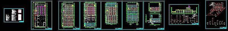 某企业厂房给排水和消防设计cad全套方案图(含设计说明）