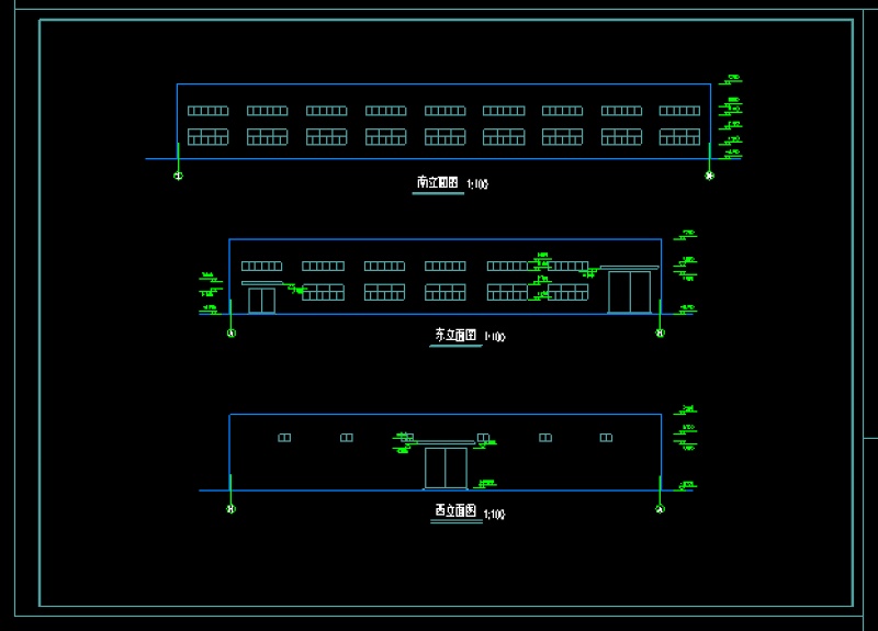 单层<a href=https://www.yitu.cn/su/8096.html target=_blank class=infotextkey>钢结构</a>厂房全套CAD建筑施工详细<a href=https://www.yitu.cn/su/7937.html target=_blank class=infotextkey>图纸</a>