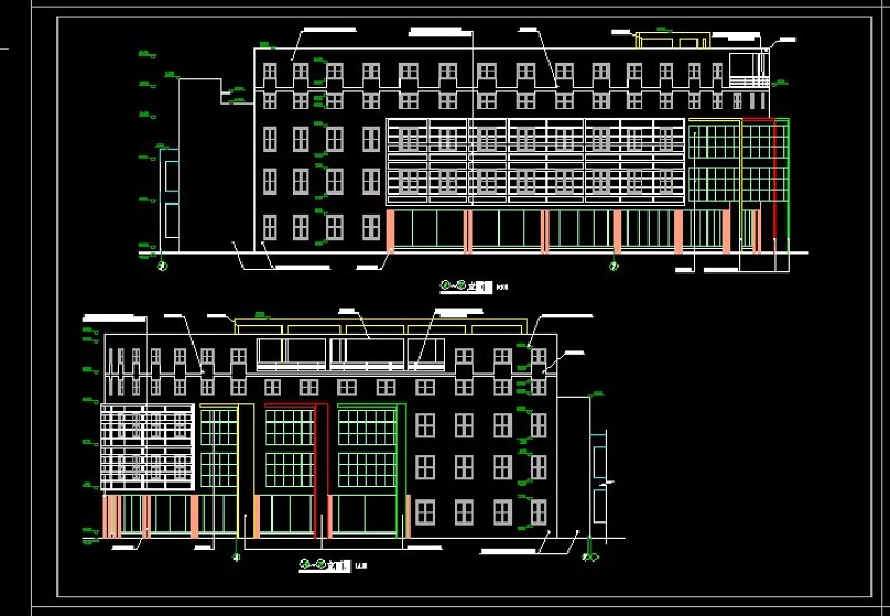 广元外国语<a href=https://www.yitu.cn/sketchup/xuexiao/index.html target=_blank class=infotextkey>学校</a>学生食堂<a href=https://www.yitu.cn/su/7590.html target=_blank class=infotextkey>设计</a>cad建施图