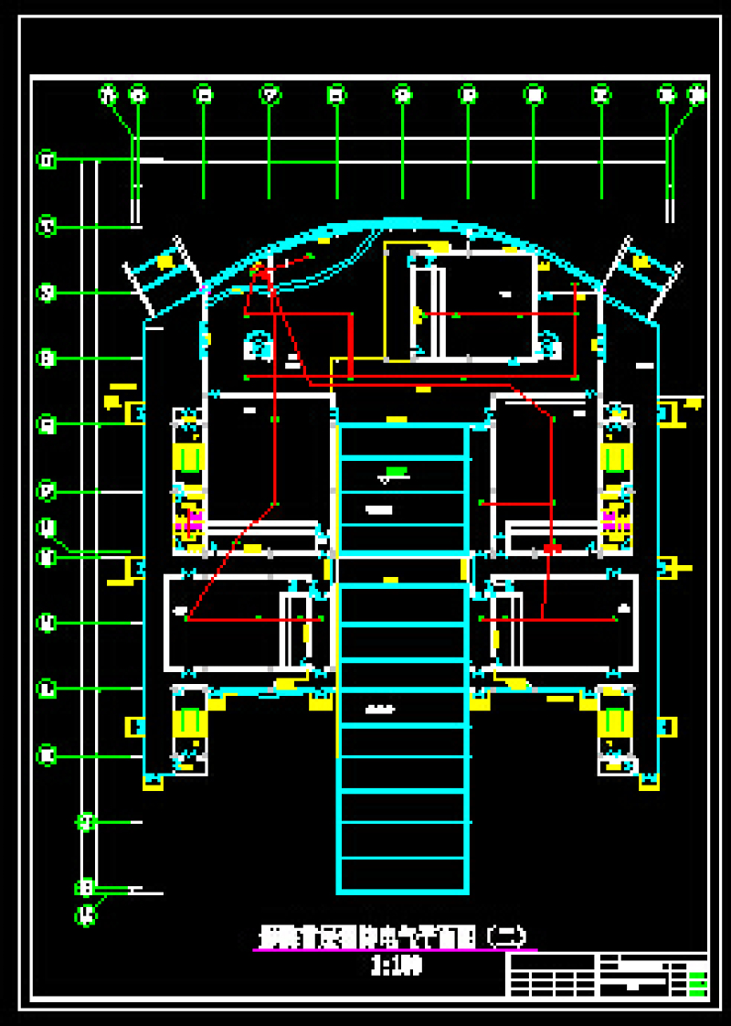 某全整套大型电影院电气cad<a href=https://www.yitu.cn/su/7590.html target=_blank class=infotextkey>设计</a>施工图