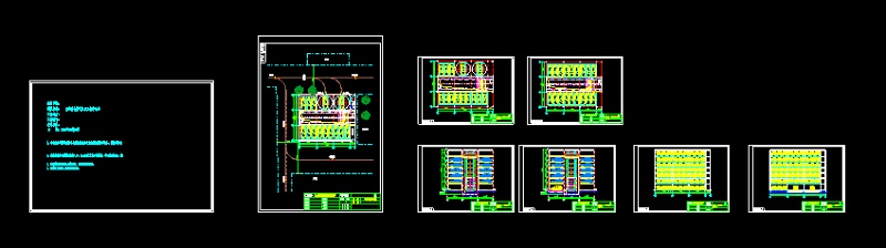 全自动机械立体停车库CAD施工<a href=https://www.yitu.cn/su/7590.html target=_blank class=infotextkey>设计</a>详图