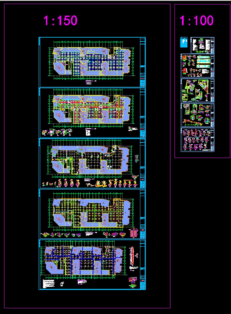 很实用的（无梁<a href=https://www.yitu.cn/su/8159.html target=_blank class=infotextkey>楼</a>盖）某<a href=https://www.yitu.cn/su/7872.html target=_blank class=infotextkey>地</a>下室结构<a href=https://www.yitu.cn/su/7937.html target=_blank class=infotextkey>图纸</a>