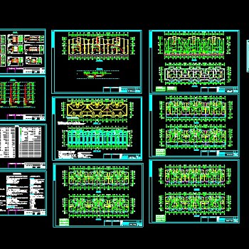 上海某小区高层住宅电气设计cad图