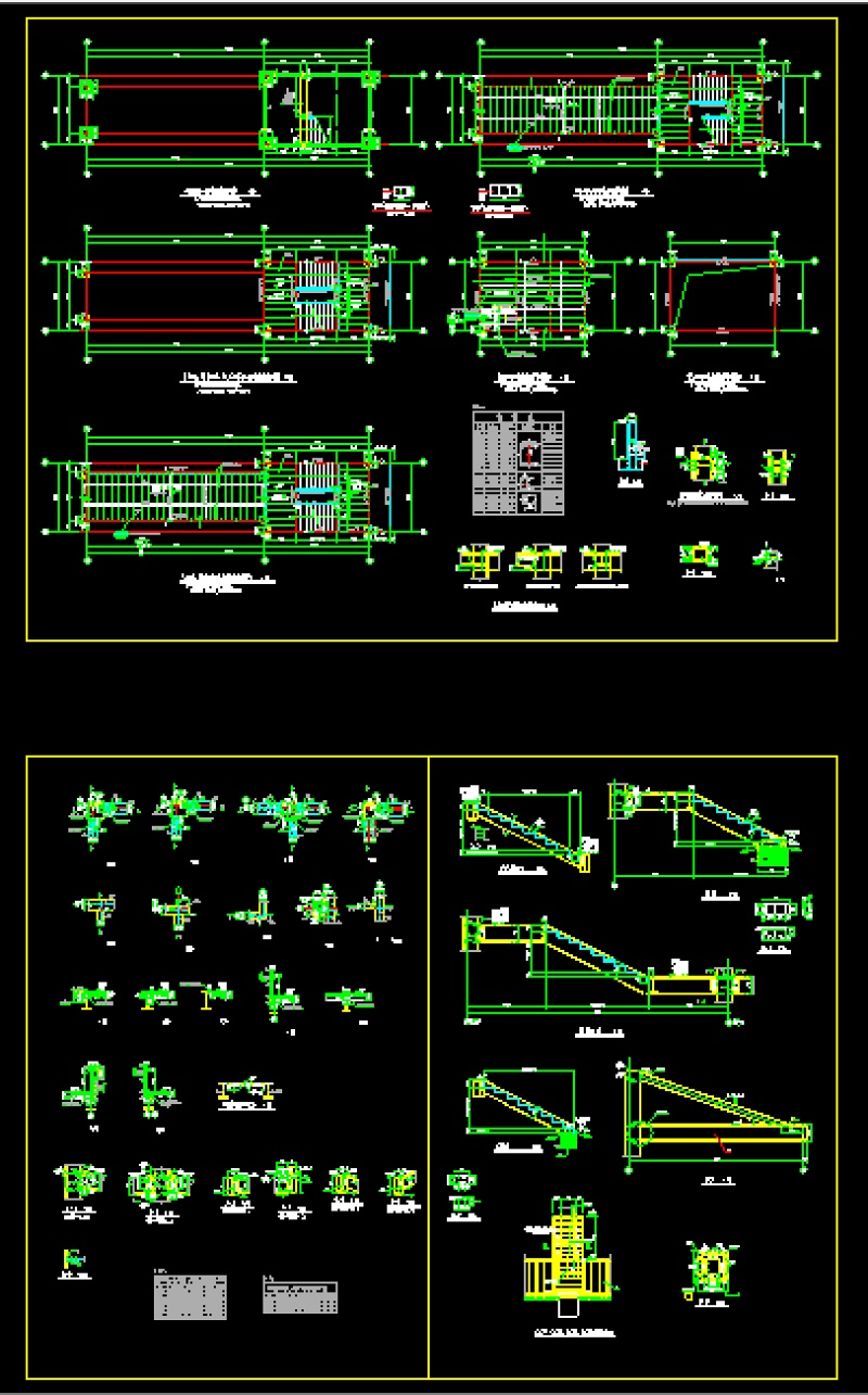 钢<a href=https://www.yitu.cn/sketchup/louti/index.html target=_blank class=infotextkey><a href=https://www.yitu.cn/su/6782.html target=_blank class=infotextkey><a href=https://www.yitu.cn/su/8159.html target=_blank class=infotextkey>楼</a>梯</a></a>及钢<a href=https://www.yitu.cn/su/8010.html target=_blank class=infotextkey>平台</a>结构cad施工<a href=https://www.yitu.cn/su/7590.html target=_blank class=infotextkey>设计</a>图