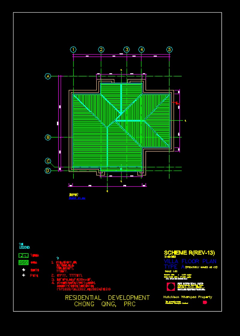 某<a href=https://www.yitu.cn/su/7872.html target=_blank class=infotextkey>地</a>区<a href=https://www.yitu.cn/sketchup/huayi/index.html target=_blank class=infotextkey>花</a>园A<a href=https://www.yitu.cn/su/7212.html target=_blank class=infotextkey>户型</a>别墅<a href=https://www.yitu.cn/su/7590.html target=_blank class=infotextkey>设计</a>cad全套建施图带效果图