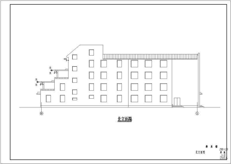 某市四层养老院建筑方案<a href=https://www.yitu.cn/su/7590.html target=_blank class=infotextkey>设计</a>施工CAD<a href=https://www.yitu.cn/su/7937.html target=_blank class=infotextkey>图纸</a>