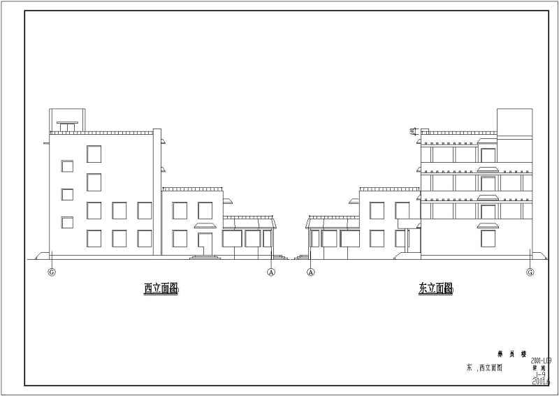 某市四层养老院建筑方案<a href=https://www.yitu.cn/su/7590.html target=_blank class=infotextkey>设计</a>施工CAD<a href=https://www.yitu.cn/su/7937.html target=_blank class=infotextkey>图纸</a>