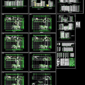 某地多层办公楼建筑CAD设计全套施工图