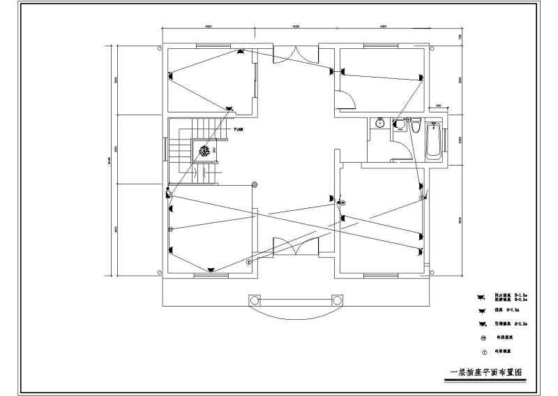 二层农村<a href=https://www.yitu.cn/su/8193.html target=_blank class=infotextkey>小别墅</a>建筑cad<a href=https://www.yitu.cn/su/7590.html target=_blank class=infotextkey>设计</a>图（全套）