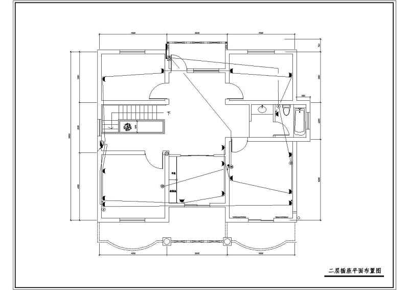 二层农村<a href=https://www.yitu.cn/su/8193.html target=_blank class=infotextkey>小别墅</a>建筑cad<a href=https://www.yitu.cn/su/7590.html target=_blank class=infotextkey>设计</a>图（全套）