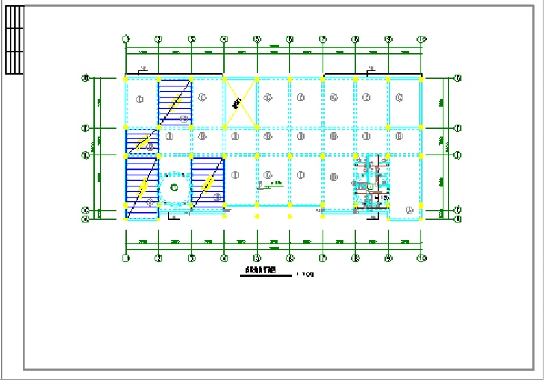 某四层<a href=https://www.yitu.cn/su/7637.html target=_blank class=infotextkey>框架</a>结构<a href=https://www.yitu.cn/su/8081.html target=_blank class=infotextkey>办公<a href=https://www.yitu.cn/su/8159.html target=_blank class=infotextkey>楼</a></a><a href=https://www.yitu.cn/su/7590.html target=_blank class=infotextkey>设计</a>cad建筑结构施工图