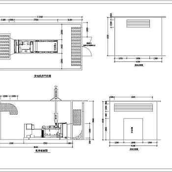 某柴油发电机房设计cad电气施工图
