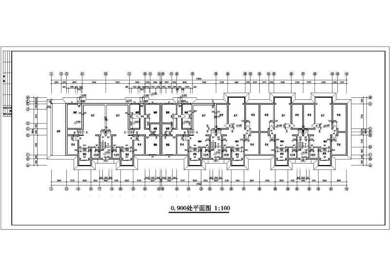 某六层砖混结构节能住宅<a href=https://www.yitu.cn/su/8159.html target=_blank class=infotextkey>楼</a>建筑<a href=https://www.yitu.cn/su/7590.html target=_blank class=infotextkey>设计</a>cad施工图