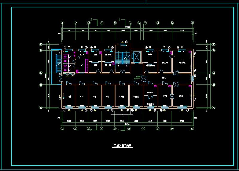 某<a href=https://www.yitu.cn/sketchup/yiyuan/index.html target=_blank class=infotextkey><a href=https://www.yitu.cn/su/7276.html target=_blank class=infotextkey>医院</a></a>采暖<a href=https://www.yitu.cn/su/7937.html target=_blank class=infotextkey>图纸</a>，上供下回共四层