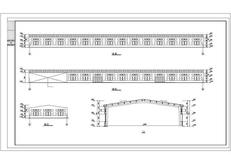 某18m跨单层钢结构厂房建筑结构全套图纸