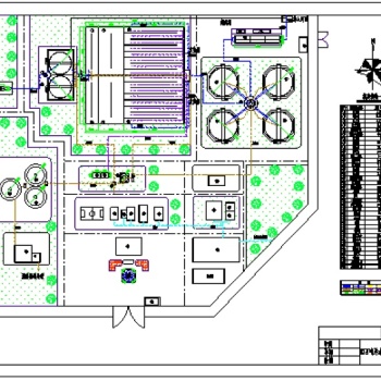 17万吨AAO污水处理厂设计图纸