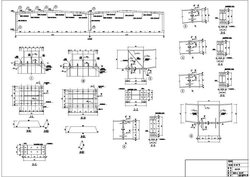 某跨度为24米<a href=https://www.yitu.cn/su/8096.html target=_blank class=infotextkey>钢结构</a>厂房建筑结构<a href=https://www.yitu.cn/su/7937.html target=_blank class=infotextkey>图纸</a>