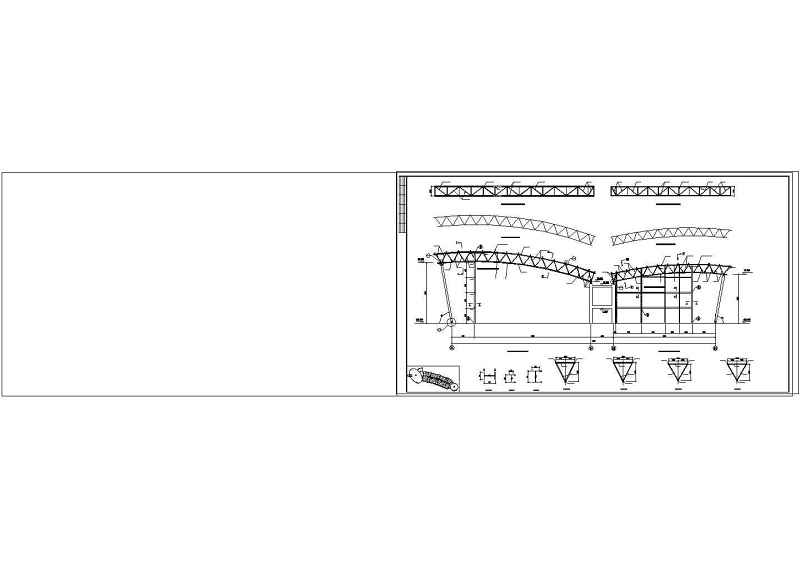 某大型会展中心DE区<a href=https://www.yitu.cn/su/8092.html target=_blank class=infotextkey>桁架</a>结构<a href=https://www.yitu.cn/su/7937.html target=_blank class=infotextkey>图纸</a>