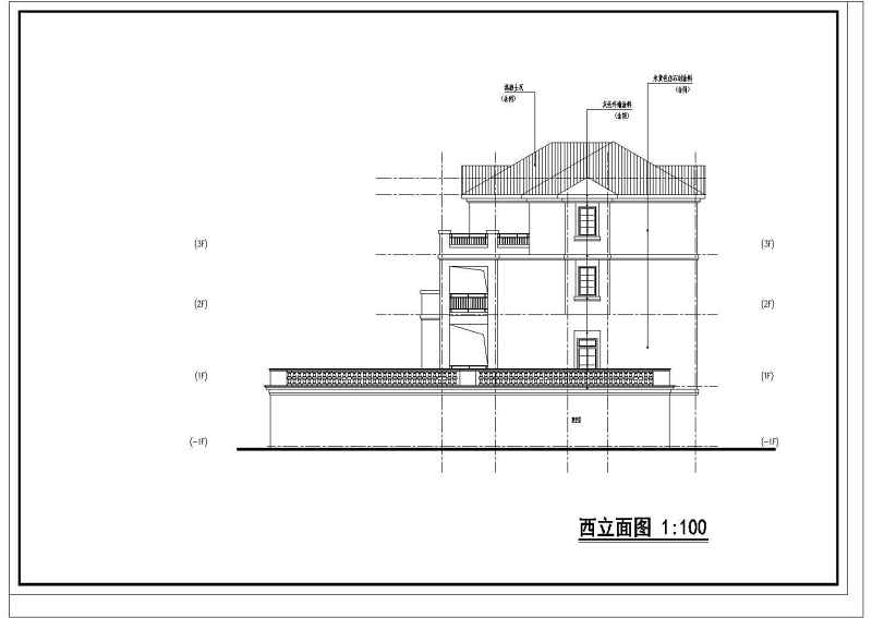 某私<a href=https://www.yitu.cn/su/8090.html target=_blank class=infotextkey>人</a><a href=https://www.yitu.cn/su/8193.html target=_blank class=infotextkey>小别墅</a><a href=https://www.yitu.cn/su/7590.html target=_blank class=infotextkey>设计</a>建筑施工图