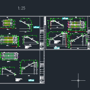钢结构楼梯CAD图纸3D模型