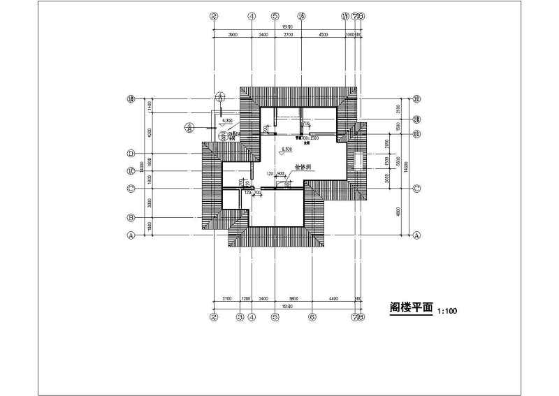 某独栋整套别墅建筑整套cad施工<a href=https://www.yitu.cn/su/7590.html target=_blank class=infotextkey>设计</a>图