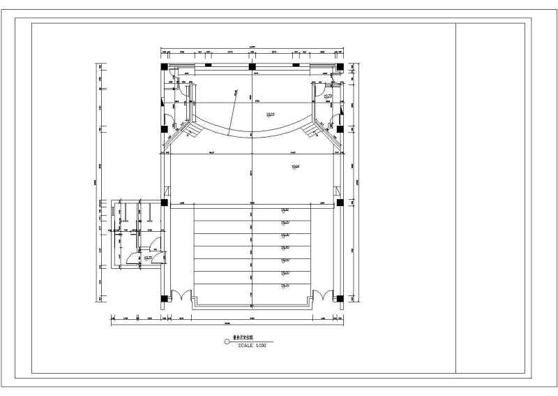 某<a href=https://www.yitu.cn/sketchup/xuexiao/index.html target=_blank class=infotextkey>学校</a>报告厅装修<a href=https://www.yitu.cn/su/7590.html target=_blank class=infotextkey>设计</a>CAD图