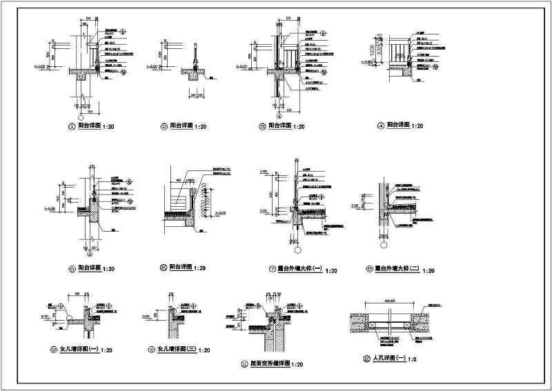 居住<a href=https://www.yitu.cn/su/7987.html target=_blank class=infotextkey>小区</a>B型别墅建筑施工<a href=https://www.yitu.cn/su/7590.html target=_blank class=infotextkey>设计</a>CAD图