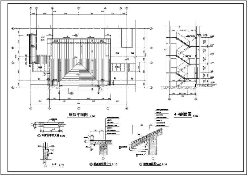 居住<a href=https://www.yitu.cn/su/7987.html target=_blank class=infotextkey>小区</a>B型别墅建筑施工<a href=https://www.yitu.cn/su/7590.html target=_blank class=infotextkey>设计</a>CAD图