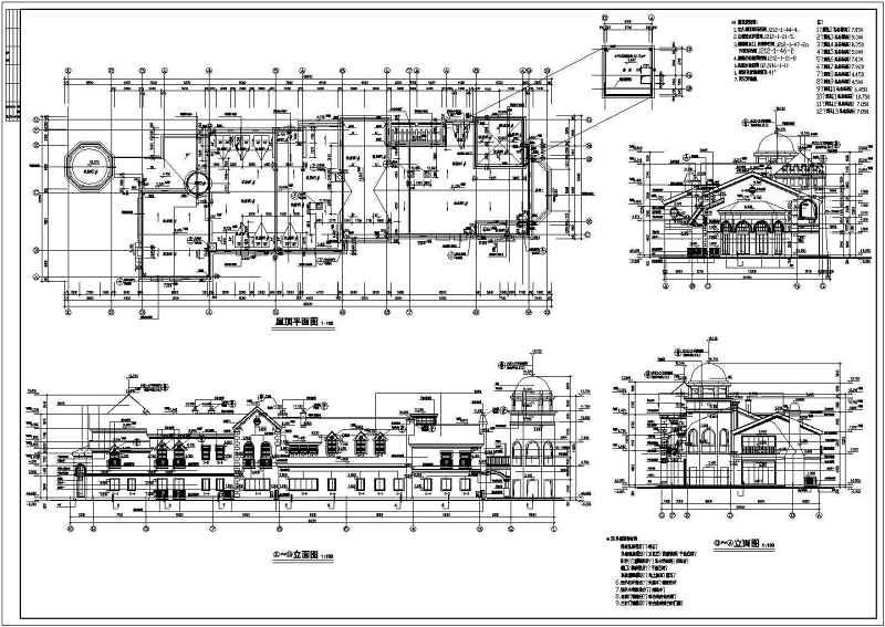 商业街商铺建筑<a href=https://www.yitu.cn/su/7590.html target=_blank class=infotextkey>设计</a>cad施工图