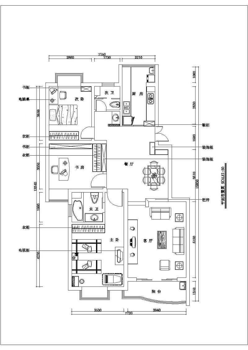 一套完整家装室内<a href=https://www.yitu.cn/su/7590.html target=_blank class=infotextkey>设计</a>cad施工图含效果图