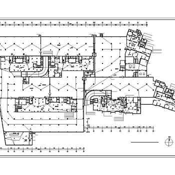 某小区高层地下室电气CAD施工图