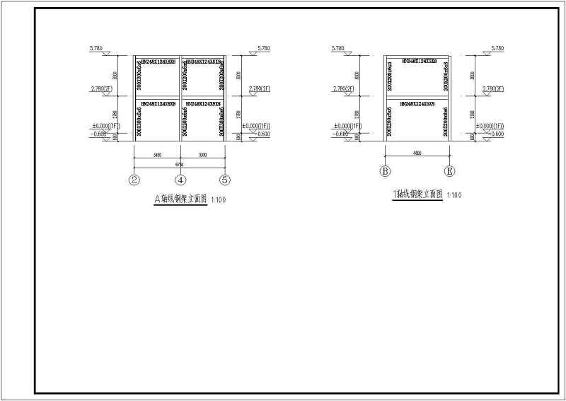 二层<a href=https://www.yitu.cn/su/7776.html target=_blank class=infotextkey>轻钢别墅</a>建筑结构施工图