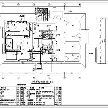 某地燃气锅炉房建筑CAD施工图纸（含设计说明）