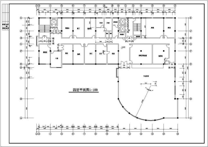 某综合<a href=https://www.yitu.cn/su/8159.html target=_blank class=infotextkey>楼</a>建筑<a href=https://www.yitu.cn/su/7590.html target=_blank class=infotextkey>设计</a>CAD施工图