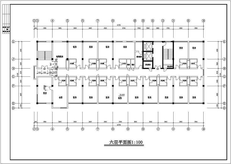 某综合<a href=https://www.yitu.cn/su/8159.html target=_blank class=infotextkey>楼</a>建筑<a href=https://www.yitu.cn/su/7590.html target=_blank class=infotextkey>设计</a>CAD施工图