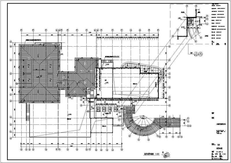 上海某会所建筑<a href=https://www.yitu.cn/su/7590.html target=_blank class=infotextkey>设计</a>CAD施工图