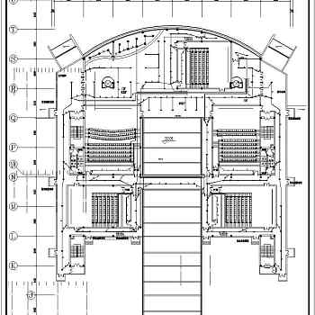 某电影院详细电气设计cad施工图纸