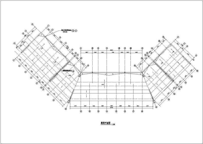 仿古街建筑施工<a href=https://www.yitu.cn/su/7590.html target=_blank class=infotextkey>设计</a>CAD图