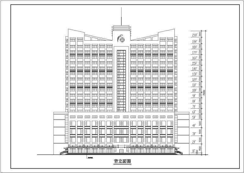 某地高层酒店建筑全套设计CAD方案图