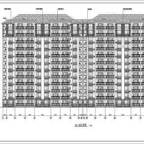 12层小高层住宅楼建筑设计CAD施工图纸（含效果图）
