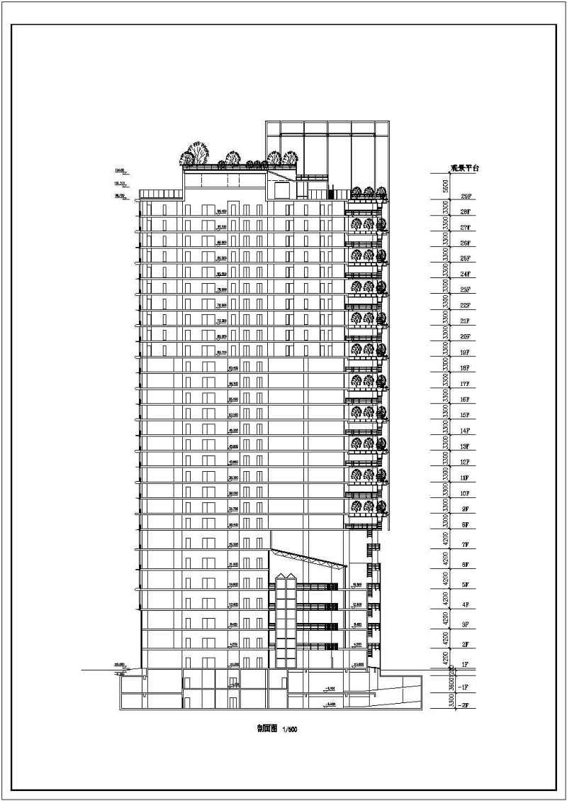 某<a href=https://www.yitu.cn/su/7829.html target=_blank class=infotextkey>酒店</a><a href=https://www.yitu.cn/su/8081.html target=_blank class=infotextkey>办公<a href=https://www.yitu.cn/su/8159.html target=_blank class=infotextkey>楼</a></a>建筑CAD<a href=https://www.yitu.cn/su/7590.html target=_blank class=infotextkey>设计</a>方案图