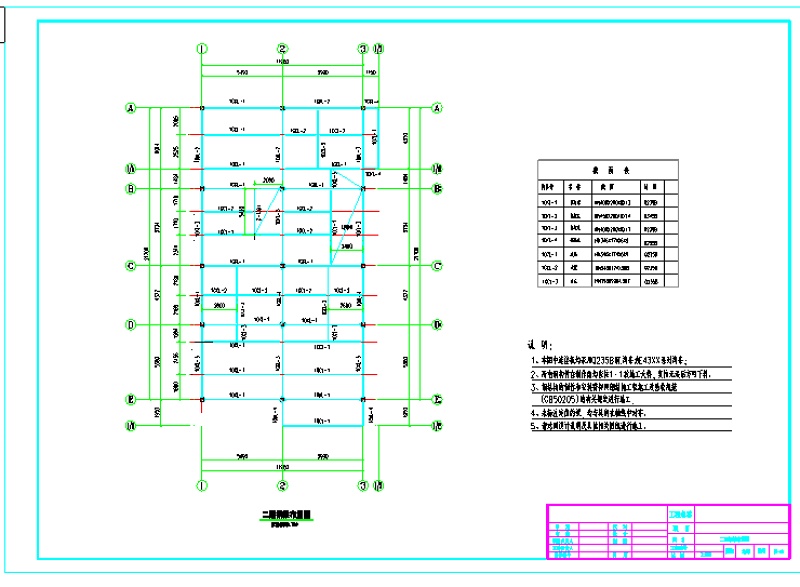 2层<a href=https://www.yitu.cn/su/8096.html target=_blank class=infotextkey>钢结构</a>民房布置<a href=https://www.yitu.cn/su/7590.html target=_blank class=infotextkey>设计</a>cad<a href=https://www.yitu.cn/su/7937.html target=_blank class=infotextkey>图纸</a>